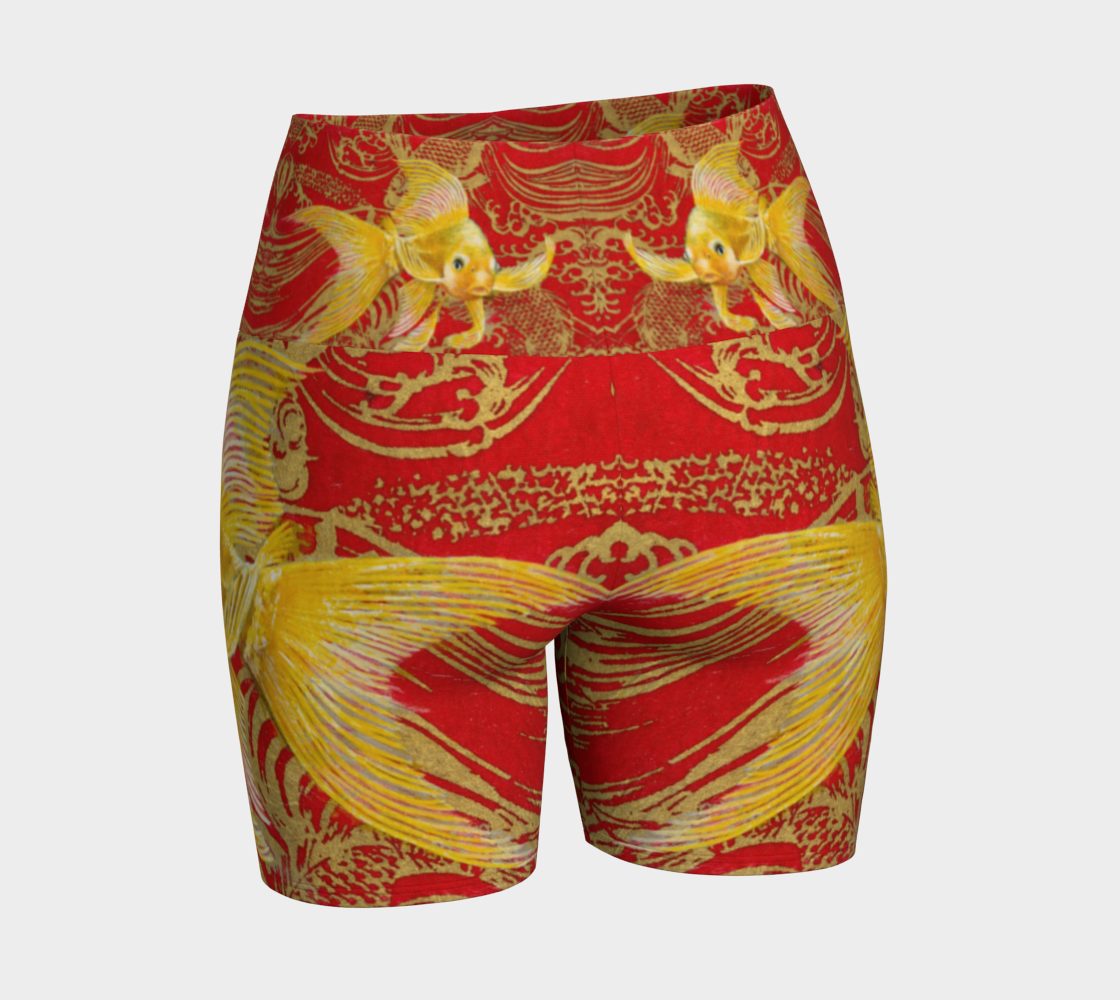 Yoga Shorts - Koi