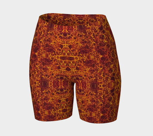 Yoga Shorts - Regal Ruby