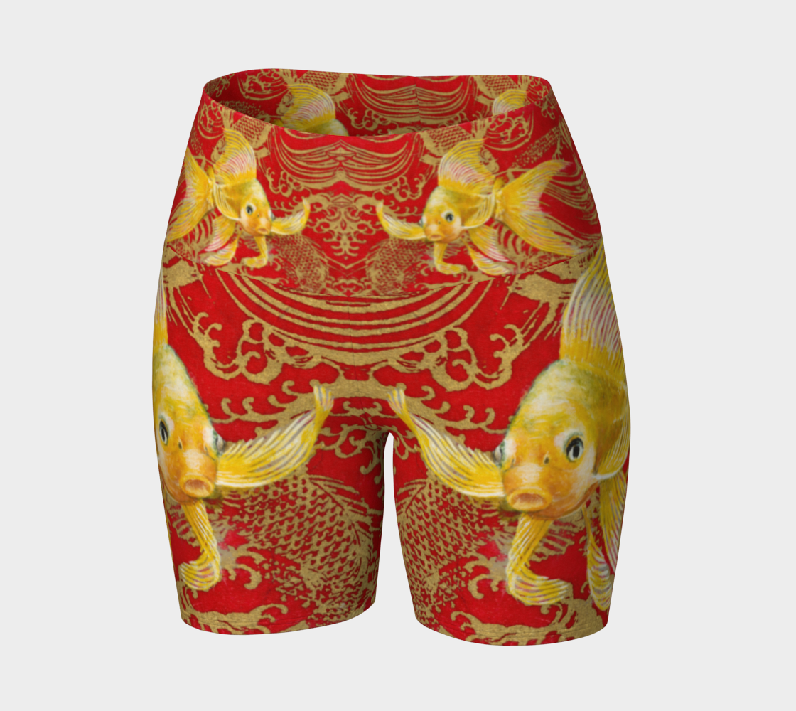 Yoga Shorts - Koi