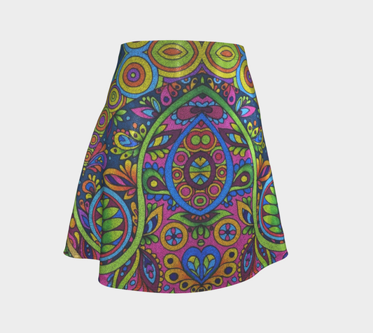 Flare Skirt - Crazy Paisley